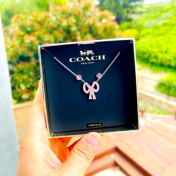 Coach Necklace and Earrings Gift Set - Picture 3 of 12